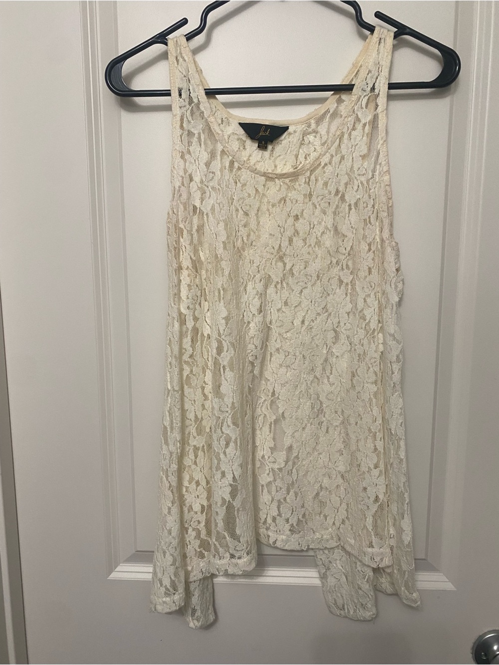 Jack by BB Dakota Cream Lace Camisole Tank